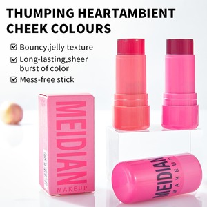 Stick de blush minéral naturel 5,6 g, crème mate imperméable, teinte pour le visage, les joues et les lèvres, baume hydratant multi-usages pour les peaux claires - Product Image 4