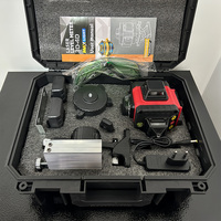 Niveau laser 4d 16 lignes à faisceau vert auto-nivelant pour carrelage et plafond avec trépied de 1.2m