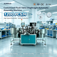 Assembleur automatique de disques d'étanchéité PLC XUNNUO pour la fabrication de vannes de rinçage