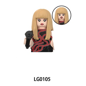 G1015 celebrità Mini blocchi di costruzione figura famosa cantante Super Star <span class=keywords><strong>Daft</strong></span> <span class=keywords><strong>Punk</strong></span> Band modelli mattoncini giocattoli per regali per bambini - Product Image 5