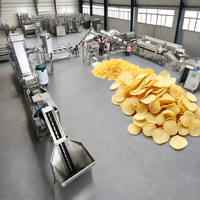 Tca Volautomatische Zoete Verse Frietjes Friet Productielijn Aardappelchips Machine