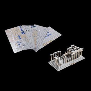 <span class=keywords><strong>Il</strong></span> <span class=keywords><strong>partenone</strong></span> Puzzle in metallo 3D in acciaio inox Jugsaw Puzzle incisione Laser kit modello di incisione - Product Image 2