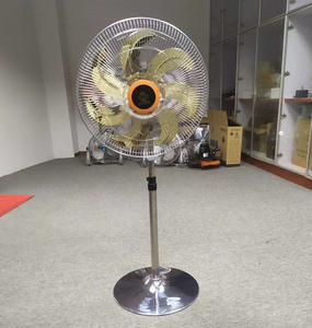 luxury 18inch Electric Cooling summer floor 7 blades round metal base stand fan