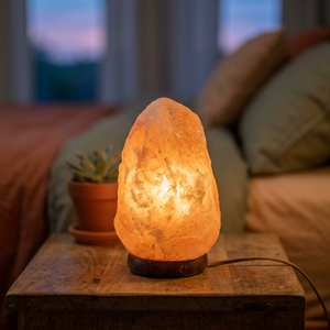 Lampe en sel rose de l'Himalaya, artisanale, en forme d'œuf, décoration d'intérieur, emballage personnalisé, plusieurs formes et styles, artisanat naturel. - Product Image 1