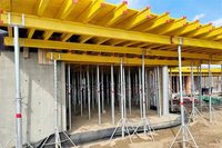 Étai en acier galvanisé à chaud pour le soutien des dalles en béton