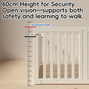 Parc <span class=keywords><strong>de</strong></span> jeu <span class=keywords><strong>de</strong></span> sécurité <span class=keywords><strong>pour</strong></span> bébé OEM Parc <span class=keywords><strong>de</strong></span> jeu en HDPE avec portail verrouillable Assemblage facile Barrière intérieure non toxique certifiée CE <span class=keywords><strong>pour</strong></span> le salon - Product Image 5