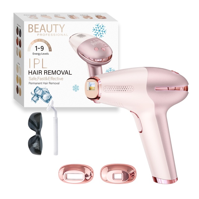 Portable Permanent Home Painless High Energy Ice Cooling Wireless Handheld Hair Beauty Rechargeable Depilator IPL Laser Remover