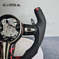 Volant de voiture en fibre de carbone sport pour BMW F30 F31 F32 F34 F36 F20 F21 F22 F23 F48 F39 F25 F26 F15 F16 M3