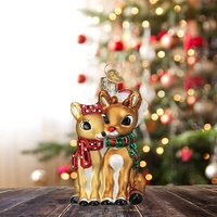 Ornements de Noël personnalisés en verre à suspendre pour la maison 2026, décorations de Noël imprimées UV sur mesure