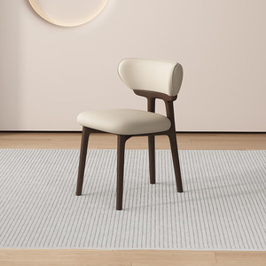 Solid Wood <strong>Dining</strong> Chair Home Nordic Cotton Linen Fabric Hotel Backrest Chair Modern Simple Restaurant <strong>Dining</strong> <strong>Table</strong> Chair <strong>Stool</strong> - Product Image 6