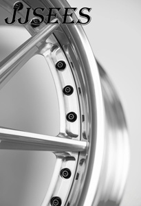 Jantes en alliage forgé Deep Concave 2 pièces, finition argent brossé, 5X112 5X120, 18 19 20 pouces, compatibles avec BMW, Audi, Benz, Supra, <span class=keywords><strong>Ford</strong></span>, Toyota - Product Image 3