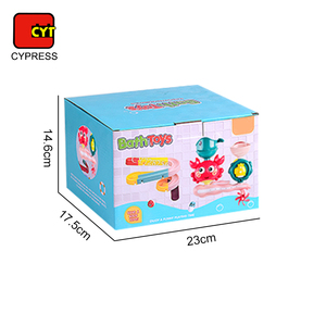 Cypress vui vẻ bé tắm Đồ chơi thiết lập hút mạnh mẽ bài hát phun Những đám mây DIY slideway cho bồn tắm hồ bơi đồ chơi cho trẻ em - Product Image 6