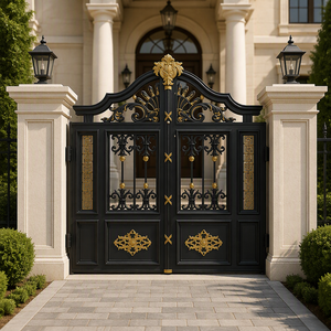 Cercado de jardín de aluminio y diseño Trills Gate Uso en el hogar Puertas de patio de metal - Product Image 1