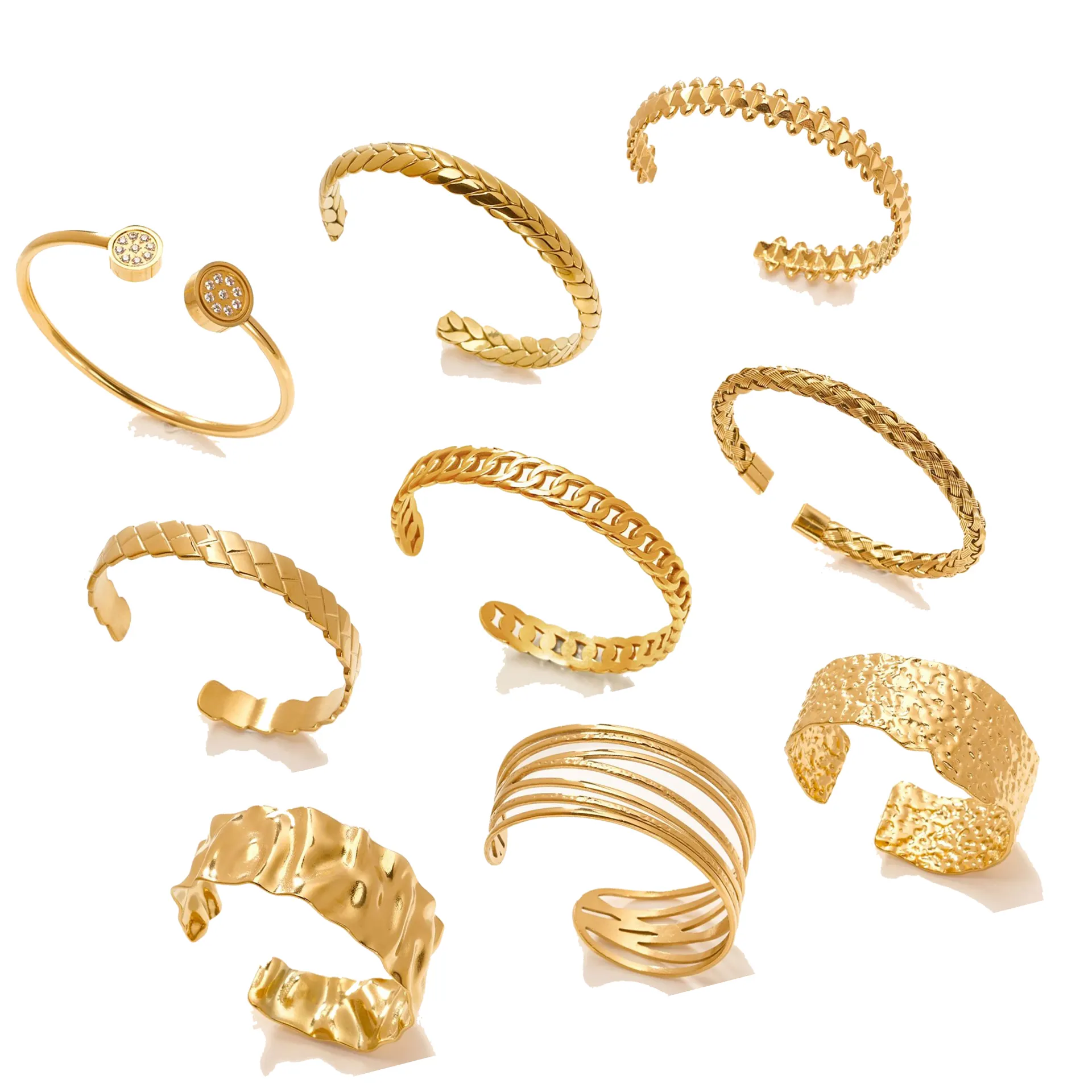 Braccialetti per ragazze gioielli di moda braccialetti in acciaio inox braccialetti donne gioielli e accessori