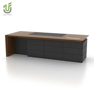 Bureau <span class=keywords><strong>de</strong></span> direction traditionnel en acajou sculpté IULTRA Table <span class=keywords><strong>de</strong></span> PDG royale <span class=keywords><strong>de</strong></span> luxe Style design moderne en <span class=keywords><strong>bois</strong></span> MDF MFC durable - Product Image 4