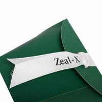 Boîte cadeau en papier vert foncé avec logo personnalisé, ruban de fermeture, boîte d'emballage de luxe en vert forêt mat pour bijoux, bonbons, cadeaux de mariage