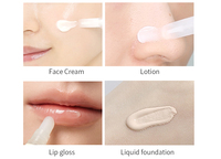 Seringue cosmétique en plastique de 5ml 10ml emballage bouteille de fond de teint liquide de sérum, stylo de fond de teint liquide de voyage vide