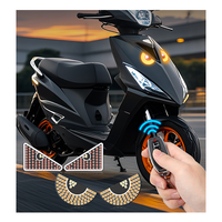 Accessoires Auto LED pour Feux Yeux de Diable, Écran d'Affichage pour Phares LED Moto, Lumières Décoratives LED