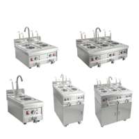 Cuisinière à pâtes et nouilles à gaz, corps en acier inoxydable pour des résultats de cuisson parfaits