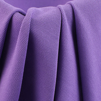 Haute qualité antibactérien 220 gsm stock suisse coton biologique classique piqué tissus pour vêtements coton