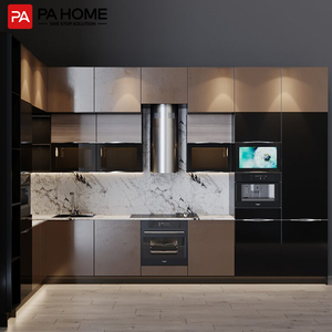 Projet d'hôtel de matériaux MDF commerciaux PA stockage automatique design compact petites <span class=keywords><strong>mini</strong></span> armoires de meubles de <span class=keywords><strong>cuisine</strong></span> - Product Image 2