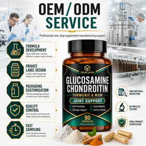 Glucosamina, Condroitina, Cúrcuma y MSM para el Soporte de Articulaciones, 100% Natural, para la Flexibilidad y Movilidad del Cartílago, Estilo de Vida Activo, Bajo MOQ de Fábrica - Product Image 6