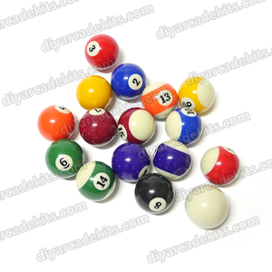 Ucuz fiyat küçük bilardo masa Snooker oyun parçaları aile kapalı bilardo 6FT/8FT/9FT 6cm beyaz satılık havuz topları - Product Image 4