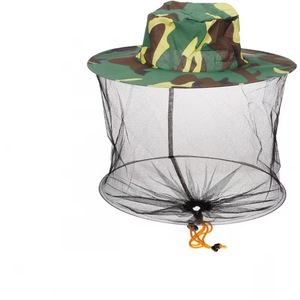 Chapeau de protection avec voile anti-insectes réglable et respirant <span class=keywords><strong>pour</strong></span> apiculteur et travaux en extérieur - Product Image 1