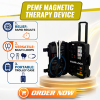 Appareil portable de thérapie magnétique à double contrôle X-Wing PEMF haute puissance pour le soulagement de la douleur chez les animaux (chevaux)