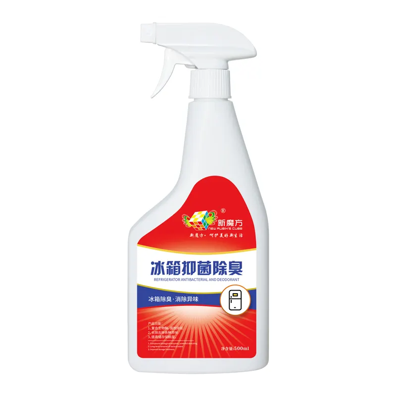 Réfrigérateur Spray frais Spray désodorisant longue durée pour congélateur appareil ménager fournitures de nettoyage élimination des odeurs 500ml grande capacité