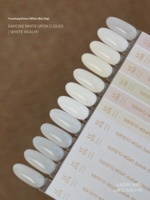 Nouveau kit de vernis à ongles en gel LADAI 24 couleurs blanc laiteux, nude transparent, gel UV/LED à retirer par trempage pour salon de manucure