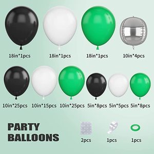 <span class=keywords><strong>Ensemble</strong></span> <span class=keywords><strong>de</strong></span> ballons pour fête d'anniversaire <span class=keywords><strong>de</strong></span> football pour garçon Kit <span class=keywords><strong>de</strong></span> guirlande <span class=keywords><strong>de</strong></span> ballons verts noirs blancs pour remise des diplômes <span class=keywords><strong>de</strong></span> baptême <span class=keywords><strong>de</strong></span> bébé - Product Image 3