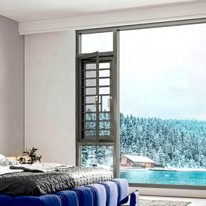 Ventanas Abatibles de Aleación de Aluminio de Eficiencia Energética Estándar Deioux, Venta al por Mayor para Hogares Residenciales y Comerciales Modernos - Product Image 1