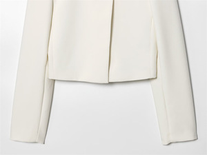 Elegante damesblazer met lange mouwen voor op kantoor - Product Image 4