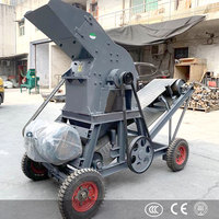 Mini trituradora portátil de alta calidad para diésel, para triturar residuos de construcción, rocas, piedras y mineral de oro.