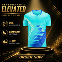 Maillot de football personnalisé pour homme, à col en V, à manches courtes, imprimé géométrique, respirant et anti-humidité, inspiré des modèles turquoise