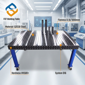 Table de travail de soudage 3D en fonte robuste - 2400x1200mm, tailles personnalisées - Product Image 4