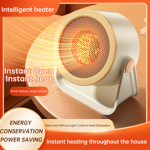 Chauffage d'appoint sûr avec protection contre la surchauffe, mini radiateur soufflant de chaleur, ventilateur de table portable, supporte l'impression de logo - Product Image 3
