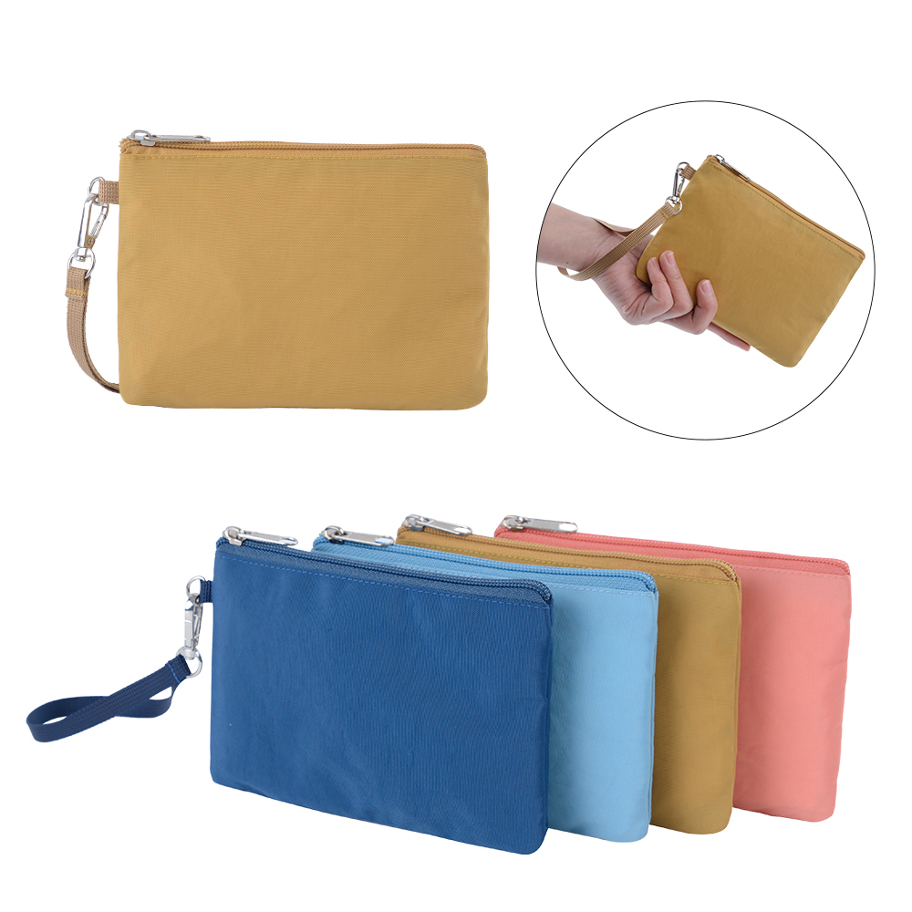 RFID Blocking Short Zipper Pouch