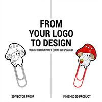 Clips en PVC en forme de dessin animé, mignons animaux, marque-pages créatifs, papeterie décorative pour cadeaux promotionnels, vente en gros