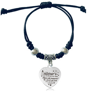 Pulsera Trenzada <span class=keywords><strong>de</strong></span> Acero Inoxidable B92T, Resistente al Agua, con Dije <span class=keywords><strong>de</strong></span> Corazón, para Regalos Familiares <span class=keywords><strong>y</strong></span> <span class=keywords><strong>de</strong></span> <span class=keywords><strong>Amistad</strong></span> - Product Image 6