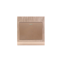 ABUK OEM UK/EU 10A 13A 250V 1/2/3/4 Gang PC Panel TEL Applique murale à bouton-poussoir interrupteurs électriques USB Double prise 3PIN avec néon