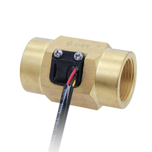 Заводской латунный датчик расхода G3/4 "Внутренний зубчатый датчик расхода воды расходомер водонагреватель с эффектом Холла ДАТЧИКИ расхода - Product Image 2
