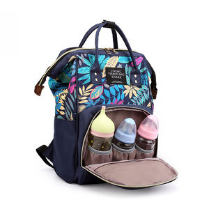 Personalizza zaino economico borsa per pannolini isolanti borsa impermeabile borsa per pannolini per bambini moda stampa floreale di grande capacità Casual <span class=keywords><strong>3</strong></span> in 1 - Product Image 5