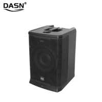 Sistema de PA con Subwoofer de 12 Pulgadas DASN B15, Altavoz de Columna Profesional Activo para Interiores y Exteriores, Escenario, Fiestas y DJ, 4000W de Potencia Pico y 1000W RMS