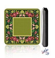 Tapis de poker de luxe pour la maison, tapis de jeu familial, tapis de mahjong imperméable et antidérapant, tapis de mahjong américain en néoprène