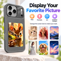 Coque de téléphone intelligente à écran E-Ink 4 couleurs avec NFC et affichage changeant, protection pour iPhone 18 17 16 15 14 Pro Max