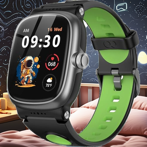 Montre connectée pour enfants, garçons et filles, suivi de la santé du sommeil, moniteur d'activité, moniteur de fréquence cardiaque, moniteur d'oxygène dans le sang, étanche IP68, silicone magnétique - Product Image 2