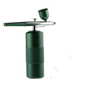 Pistola pulverizadora de aerógrafo portátil mini para arte de uñas, tatuajes, manualidades y repostería, pulverizador de niebla nano, kit de compresor de aerógrafo de belleza portátil. - Product Image 1