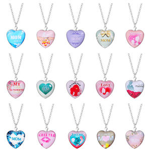 Hartvormige Hanger Ketting Moeder Verjaardag Moeder Dag Geschenken Ketting - Product Image 5